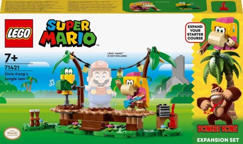 LEGO Super Mario Dżunglowy Koncert Dixie Kong Zestaw Rozszerzający 71421 LEGO Super Mario Dżunglowy Koncert Dixie Kong Zestaw Rozszerzający 71421