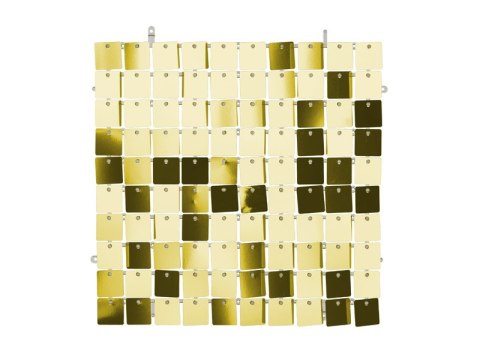 Panel cekinowy, kwadraty, cekiny, szampański złoty, 30x30cm, 1szt. Panel cekinowy, kwadraty, cekiny, szampański złoty, 30x30cm, 1szt.