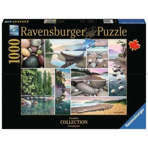 Ravensburger Puzzle 2D 1000 elementów: Spokój Zachodniego Wybrzeża 17469 Ravensburger Puzzle 2D 1000 elementów: Spokój Zachodniego Wybrzeża 17469