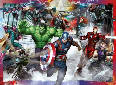 Ravensburger Puzzle dla dzieci 2D: Avengers Assemble 100 elementów 10771 Ravensburger Puzzle dla dzieci 2D: Avengers Assemble 100 elementów 10771