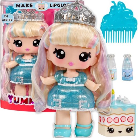 120742EUC Yummiland Large Doll + Lipgloss Pet- Callie Birthday Cake 120742EUC Yummiland Large Doll + Lipgloss Pet- Callie Birthday Cake