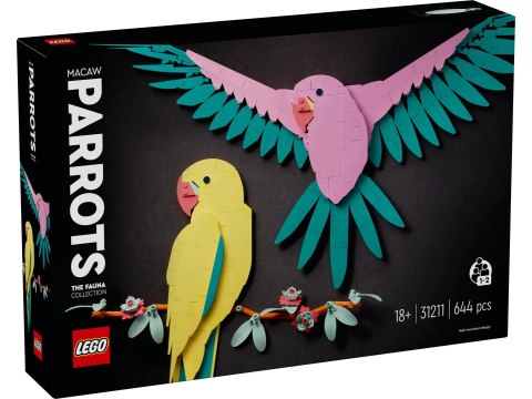 LEGO ART Kolekcja zwierząt - papugi ary 31211 LEGO ART Kolekcja zwierząt - papugi ary 31211