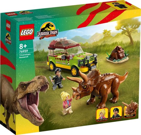 LEGO Jurassic World Badanie Triceratopsa 76959 LEGO Jurassic World Badanie Triceratopsa 76959