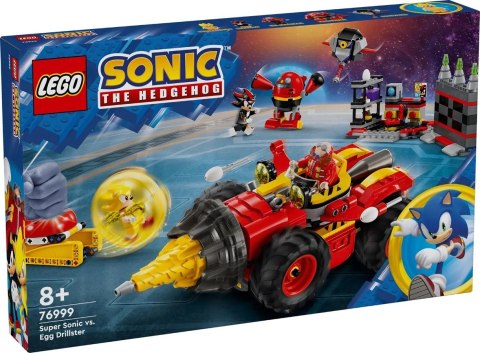 LEGO Sonic the Hedgehog Super Sonic kontra Egg Drillster 76999 LEGO Sonic the Hedgehog Super Sonic kontra Egg Drillster 76999