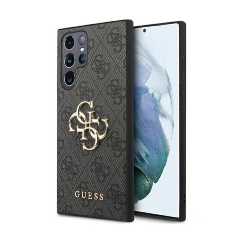 Guess 4G Big Metal Logo - Etui Samsung Galaxy S24 Ultra (czarny) Guess 4G Big Metal Logo - Etui Samsung Galaxy S24 Ultra (czarny)