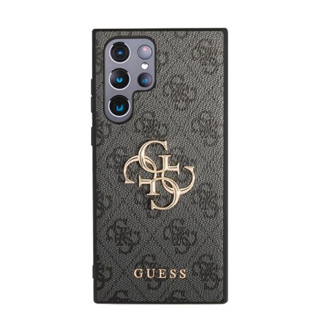 Guess 4G Big Metal Logo - Etui Samsung Galaxy S24 Ultra (czarny) Guess 4G Big Metal Logo - Etui Samsung Galaxy S24 Ultra (czarny)