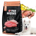 KARMA SUCHA DLA PSA Pan Mięsko Cielęcina z indykiem (dorosły) chrupki M 3kg