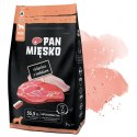 KARMA SUCHA DLA PSA Pan Mięsko Cielęcina z indykiem (dorosły) chrupki M 3kg
