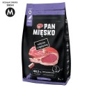 KARMA SUCHA DLA PSA Pan Mięsko Cielęcina z jagnięciną senior chrupki M 3kg