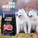 KARMA SUCHA DLA PSA Pan Mięsko Cielęcina z jagnięciną senior chrupki M 3kg