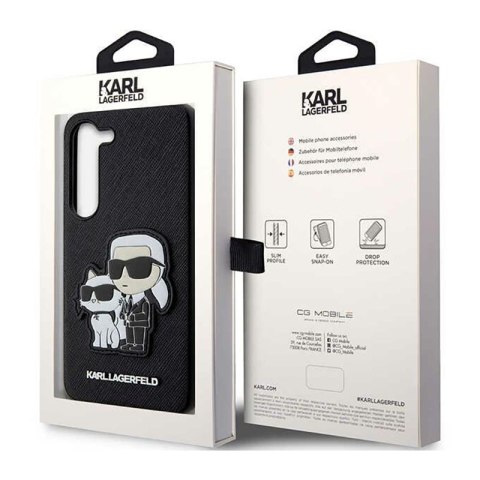 Karl Lagerfeld NFT Saffiano Karl & Choupette - Etui Samsung Galaxy S23+ (czarny) Karl Lagerfeld NFT Saffiano Karl & Choupette - Etui Samsung Galaxy S23+ (czarny)