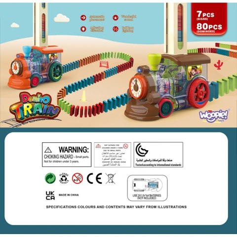 WOOPIE Interaktywna Kolorowa Ciuchcia Domino WOOPIE Interaktywna Kolorowa Ciuchcia Domino