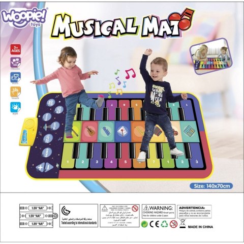 WOOPIE Interaktywna Mata Muzyczna do Tańczenia XXL WOOPIE Interaktywna Mata Muzyczna do Tańczenia XXL