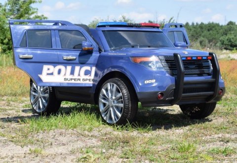 MEGA POLICJA Z MEGAFONEM I RADIEM, MIĘKKIE KOŁA/9935 MEGA POLICJA Z MEGAFONEM I RADIEM, MIĘKKIE KOŁA/9935