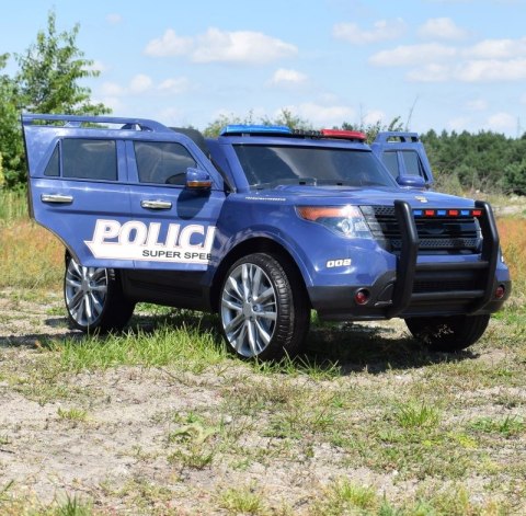 MEGA POLICJA Z MEGAFONEM I RADIEM, MIĘKKIE KOŁA/9935 MEGA POLICJA Z MEGAFONEM I RADIEM, MIĘKKIE KOŁA/9935