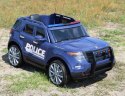 MEGA POLICJA Z MEGAFONEM I RADIEM, MIĘKKIE KOŁA/9935