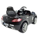 MERCEDES SLS AMG PILOT 2.4 GHZ, WOLNY START, HAMULEC, DWA SILNIKI, MIĘKKIE SIEDZENIE /QX-7997