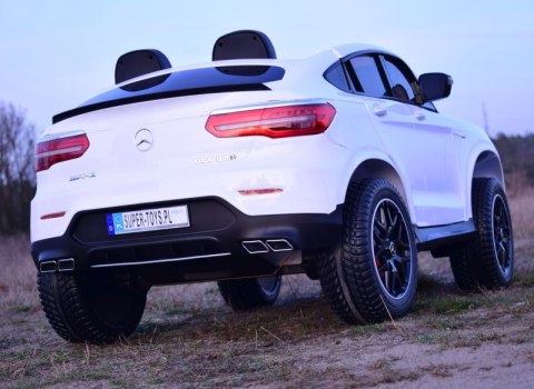 MERCEDES GLC 63S LICENCJA, 4X4, 2x12V, MIĘKKIE KOŁA EVA, MIĘKKIE SIEDZENIE, WALIZKA, FULL OPCJA/XMX608 MERCEDES GLC 63S LICENCJA, 4X4, 2x12V, MIĘKKIE KOŁA EVA, MIĘKKIE SIEDZENIE, WALIZKA, FULL OPCJA/XMX608