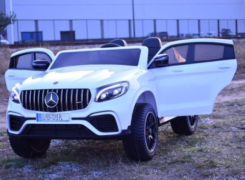 MERCEDES GLC 63S LICENCJA, 4X4, 2x12V, MIĘKKIE KOŁA EVA, MIĘKKIE SIEDZENIE, WALIZKA, FULL OPCJA/XMX608 MERCEDES GLC 63S LICENCJA, 4X4, 2x12V, MIĘKKIE KOŁA EVA, MIĘKKIE SIEDZENIE, WALIZKA, FULL OPCJA/XMX608