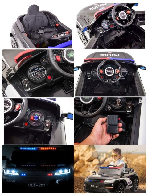 AUTO NA AKUMULATOR NAJNOWSZA POLICJA 4X4, KOGUTY , DŹWIĘKI, PILOT/BLT-201 AUTO NA AKUMULATOR NAJNOWSZA POLICJA 4X4, KOGUTY , DŹWIĘKI, PILOT/BLT-201