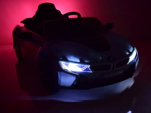 ORYGINALNE BMW I8 - MIĘKKIE KOŁA, MIĘKKIE SIEDZENIE/JE1001 ORYGINALNE BMW I8 - MIĘKKIE KOŁA, MIĘKKIE SIEDZENIE/JE1001