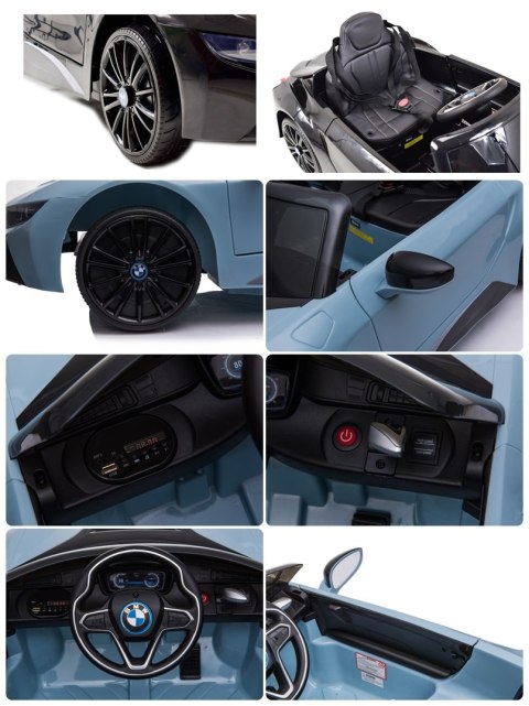 ORYGINALNE BMW I8 - MIĘKKIE KOŁA, MIĘKKIE SIEDZENIE/JE1001 ORYGINALNE BMW I8 - MIĘKKIE KOŁA, MIĘKKIE SIEDZENIE/JE1001
