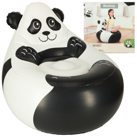Fotel dla dzieci dmuchany puf Bestway 75116 panda 70kg Fotel dla dzieci dmuchany puf Bestway 75116 panda 70kg