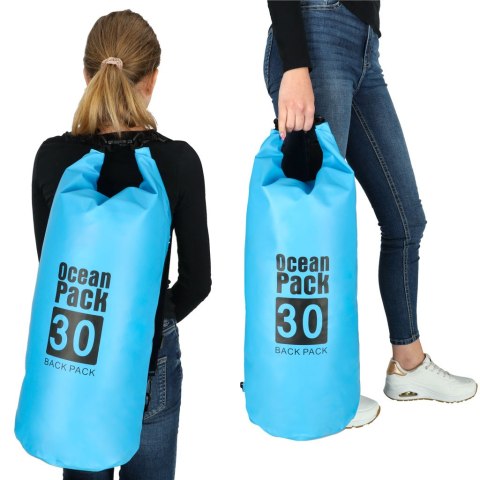 Worek wodoszczelny torba wodoodporna nadmuchiwana do kajaka deski SUP 30L Worek wodoszczelny torba wodoodporna nadmuchiwana do kajaka deski SUP 30L