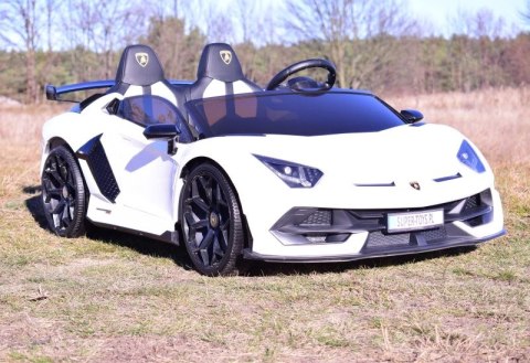 LICENCJONOWANY LAMBORGHINI AVENTADOR SVJ DLA 2 DZIECI, FUNKCJA DRIFTU MIĘKKIE SIEDZENIE, MIĘKKIE KOŁA/SX2028 LICENCJONOWANY LAMBORGHINI AVENTADOR SVJ DLA 2 DZIECI, FUNKCJA DRIFTU MIĘKKIE SIEDZENIE, MIĘKKIE KOŁA/SX2028