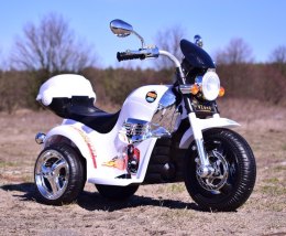 MOTOR CHOPPER STRIKE Z KUFERKIEM, KOGUTEM I POLICYJNYMI DŹWIĘKAMI/TR1508B