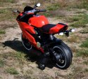 WIELKI MOTOR ŚCIGACZ PERFECT WOLNY START, ŚWIECĄCE, MIĘKKIE KOŁA, GAZ W MANETCE/1628G