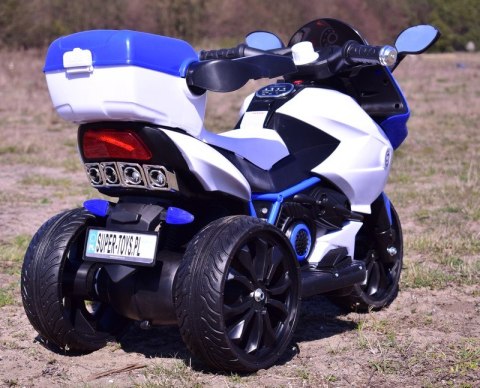 DUŻY MOTOR ŚCIGACZ, MIĘKKIE KOŁA, OPARCIE STRONG 2 EXCLUSIVE/FB-6187 DUŻY MOTOR ŚCIGACZ, MIĘKKIE KOŁA, OPARCIE STRONG 2 EXCLUSIVE/FB-6187