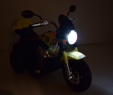 MOTOR CHOPPER STRIKE Z KUFERKIEM, KOGUTEM I POLICYJNYMI DŹWIĘKAMI/TR1508B