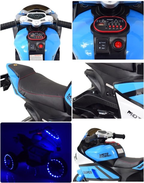 DUŻY MOTOR ŚCIGACZ STRONG 2 EXCLUSIVE, ŚWIECĄCE KOŁA, 3 KOŁOWY/HT5188 DUŻY MOTOR ŚCIGACZ STRONG 2 EXCLUSIVE, ŚWIECĄCE KOŁA, 3 KOŁOWY/HT5188