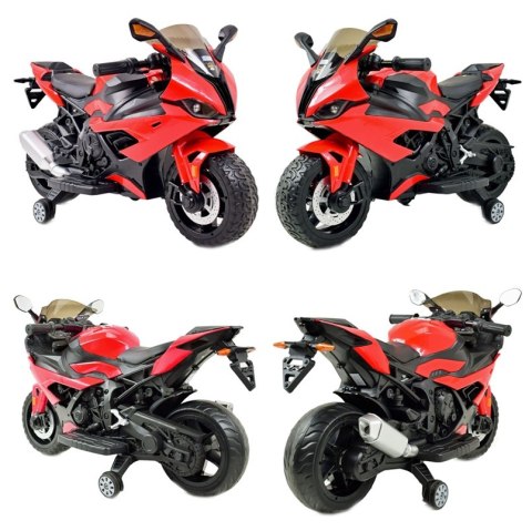 NAJNOWSZY MOTOR ŚCIGACZ KOŁA EVA, MIĘKKIE SIEDZENIE, GAZ W MANETCE, HAMULEC/5-1000