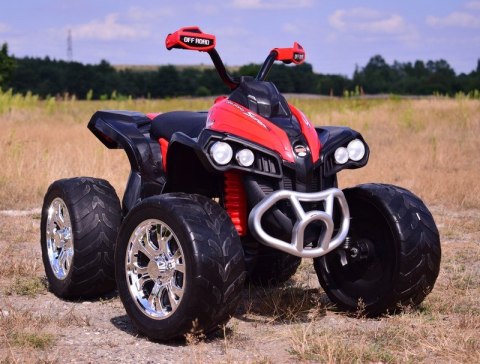 MEGA WIELKI QUAD, AMORTYZATORY, MIĘKKIE KOŁA, WOLNY START, PANEL/6677 MEGA WIELKI QUAD, AMORTYZATORY, MIĘKKIE KOŁA, WOLNY START, PANEL/6677