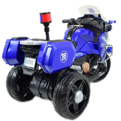 SZYBKI MOTOR POLICYJNY Z KOGUTEM, MIĘKKIE KOŁA, DŹWIĘKI, DWA SILNIKI, PILOT/NT5188 SZYBKI MOTOR POLICYJNY Z KOGUTEM, MIĘKKIE KOŁA, DŹWIĘKI, DWA SILNIKI, PILOT/NT5188