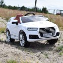 ORYGINALNE AUDI Q7 DWA SILNIKI, AMORTYZATORY, PILOT, MIĘKKIE KOŁA, PRAWDZIWE RADIO