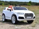ORYGINALNE AUDI Q7 DWA SILNIKI, AMORTYZATORY, PILOT, MIĘKKIE KOŁA, PRAWDZIWE RADIO