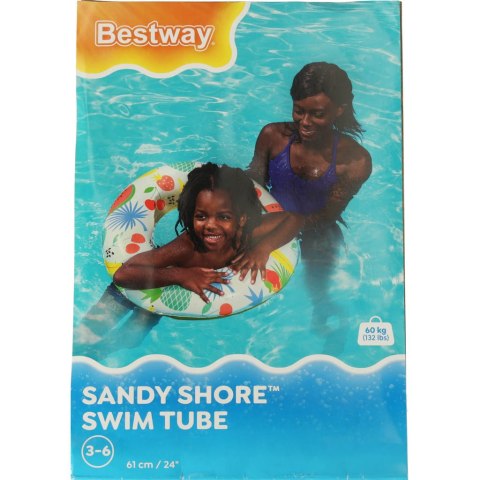 BESTWAY 36014 Kółko do pływania koło dmuchane owoce 3-6lat 60kg BESTWAY 36014 Kółko do pływania koło dmuchane owoce 3-6lat 60kg