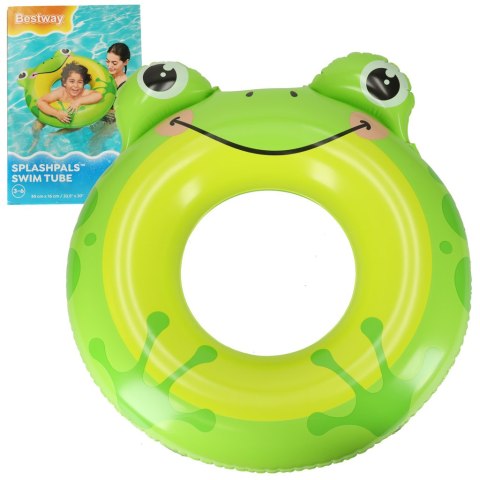 BESTWAY 36351 Kółko do pływania koło dmuchane żaba 3-6lat 60kg BESTWAY 36351 Kółko do pływania koło dmuchane żaba 3-6lat 60kg
