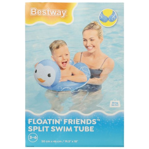 BESTWAY 36405 Kółko do pływania koło dmuchane pingwin 3-6lat 30kg BESTWAY 36405 Kółko do pływania koło dmuchane pingwin 3-6lat 30kg