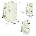 Plecak podróżny na laptopa do samolotu 30 x 45 x 27 cm kabel USB wodoodporny
