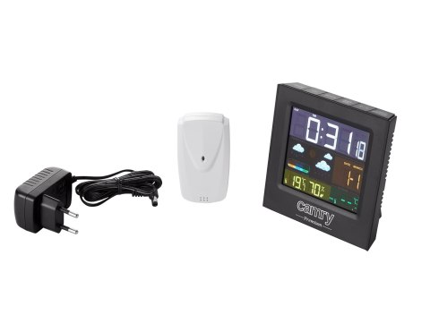 Stacja pogodowa Camry CR 1166 higrometr pokojowy termometr elektroniczny zegar data budzik