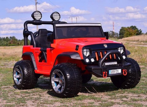 JEEP Z AMORTYZATORAMI PILOT, LAKIER, PANEL MP4, ŚWIECĄCE KOŁA, WSPOMAGANIE, REGULOWANE SIEDZENIE,ZDERZAK Z AMORTYZATOREM, /SX-1 JEEP Z AMORTYZATORAMI PILOT, LAKIER, PANEL MP4, ŚWIECĄCE KOŁA, WSPOMAGANIE, REGULOWANE SIEDZENIE,ZDERZAK Z AMORTYZATOREM, /SX-1