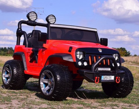 JEEP Z AMORTYZATORAMI PILOT, LAKIER, PANEL MP4, ŚWIECĄCE KOŁA, WSPOMAGANIE, REGULOWANE SIEDZENIE,ZDERZAK Z AMORTYZATOREM, /SX-1 JEEP Z AMORTYZATORAMI PILOT, LAKIER, PANEL MP4, ŚWIECĄCE KOŁA, WSPOMAGANIE, REGULOWANE SIEDZENIE,ZDERZAK Z AMORTYZATOREM, /SX-1