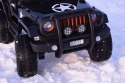 MEGA JEEP 4X4 Z REDUKTOREM NAPĘDU EXCLUSIVE, WOLNY START,MIĘKKIE KOŁA, 2x12V 10 Ah/WXE1688