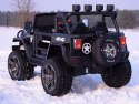 MEGA JEEP 4X4 Z REDUKTOREM NAPĘDU EXCLUSIVE, WOLNY START,MIĘKKIE KOŁA, 2x12V 10 Ah/WXE1688