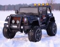 MEGA JEEP 4X4 Z REDUKTOREM NAPĘDU EXCLUSIVE, WOLNY START,MIĘKKIE KOŁA, 2x12V 10 Ah/WXE1688