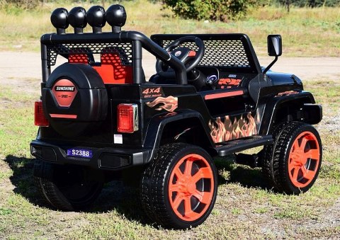 MEGA JEEP SUNSHINE, NAPĘD 4X4, 2X12V, WOLNY START/ MIĘKKIE KOŁA, BLUETOOTH, RADIO EXCLUSIVE/2388 MEGA JEEP SUNSHINE, NAPĘD 4X4, 2X12V, WOLNY START/ MIĘKKIE KOŁA, BLUETOOTH, RADIO EXCLUSIVE/2388
